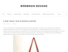 Tablet Screenshot of birdbraindesigns.ca